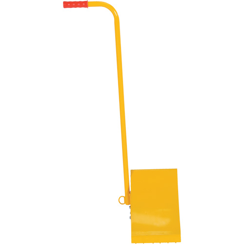 Ergo Handle Wheel Chock, Steel, Yellow, 8" W x 10-3/4" D x 9-1/8" H Helyx Safety & Industrial Supplies