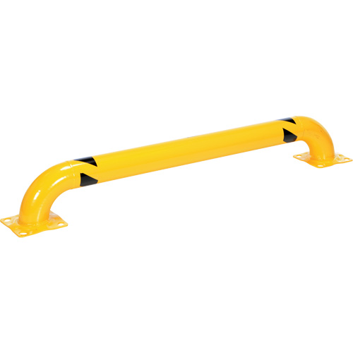 Low Profile Rack Guard, 5.3' W x 0.74' H, Yellow Helyx Safety & Industrial Supplies