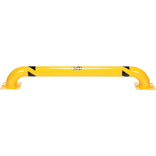 Low Profile Rack Guard, 5.3' W x 0.74' H, Yellow Helyx Safety & Industrial Supplies