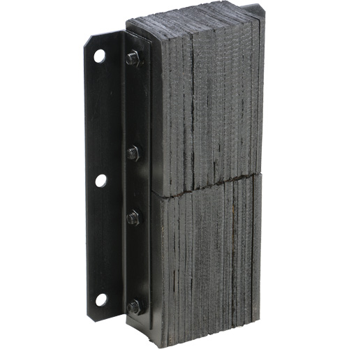 Laminated Dock Bumper, Vertical, Rubber, 13-1/4" W x 4-1/2" D x 20" H Helyx Safety & Industrial Supplies