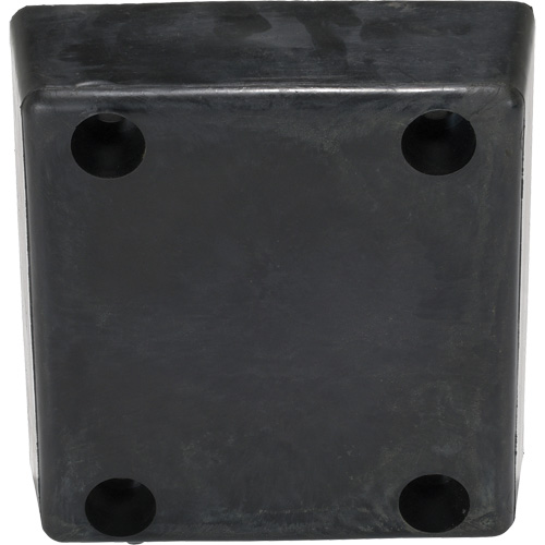 Molded Dock Bumper, Reinforced Rubber, 12" W x 4" D x 13" H Helyx Safety & Industrial Supplies