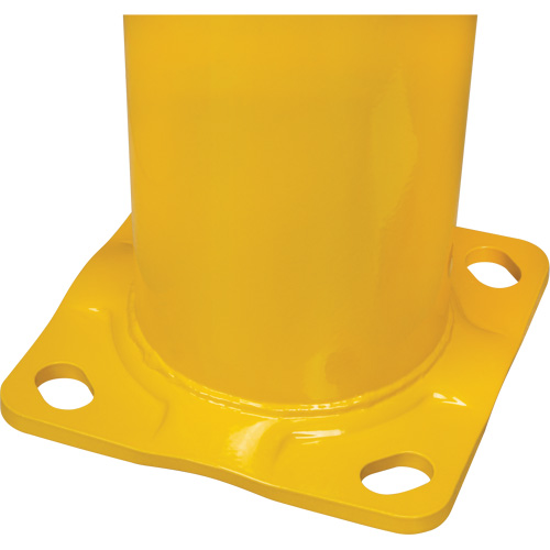Safety Bollard, Steel, 42" H x 5-1/2" W, Yellow Helyx Safety & Industrial Supplies