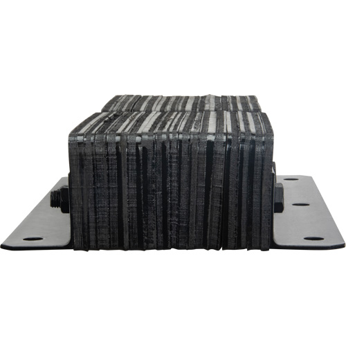 Laminated Dock Bumpers, Vertical, Rubber, 11" W x 4" D x 24" H Helyx Safety & Industrial Supplies