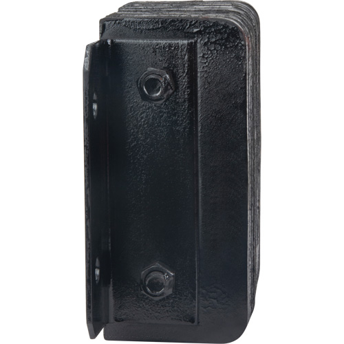 Laminated Dock Bumpers, Horizontal, Rubber, 12" W x 4" D x 10" H Helyx Safety & Industrial Supplies