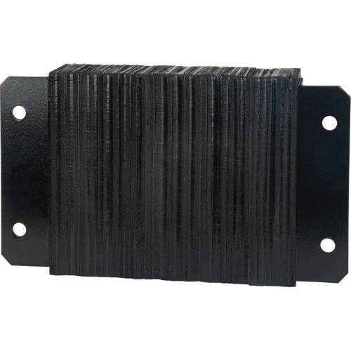 Laminated Dock Bumpers, Horizontal, Rubber, 18" W x 4" D x 12" H Helyx Safety & Industrial Supplies