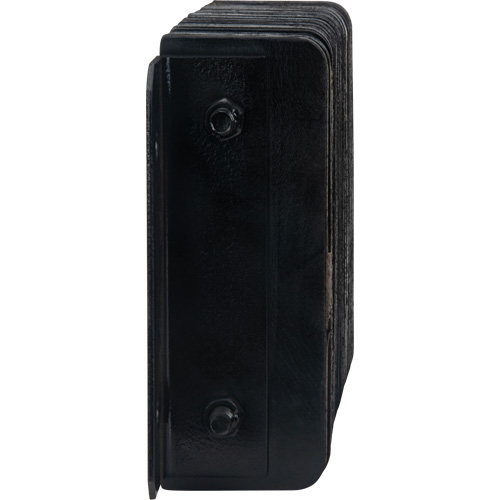 Laminated Dock Bumpers, Horizontal, Rubber, 18" W x 4" D x 12" H Helyx Safety & Industrial Supplies