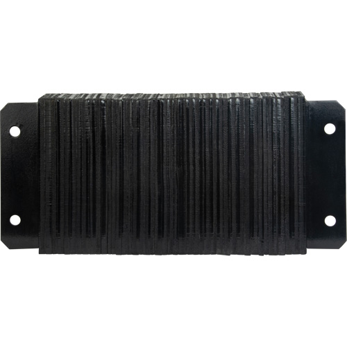 Laminated Dock Bumpers, Horizontal, Rubber, 24" W x 4" D x 12" H Helyx Safety & Industrial Supplies
