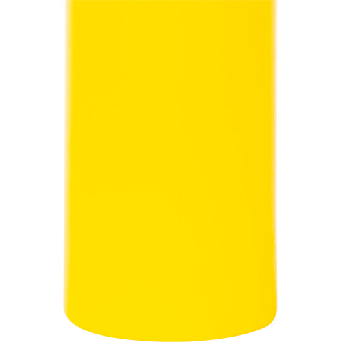 Capuchon en poly&eacute;thyl&egrave;ne pour borne de protection, 4-1/2" dia. x 52" l, Rouge/Jaune Helyx Safety & Industrial Supplies