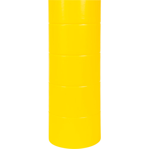 Polyethylene Bollard Cover, 6-5/8" Dia. x 60" L, Red/Yellow Helyx Safety & Industrial Supplies