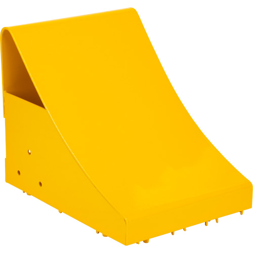 Ice Chocks, Steel, Yellow, 8-1/16" W x 10-5/8" D x 8-13/16" H Helyx Safety & Industrial Supplies