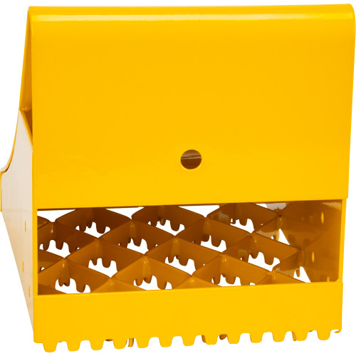 Ice Chocks, Steel, Yellow, 8-1/16" W x 10-5/8" D x 8-13/16" H Helyx Safety & Industrial Supplies