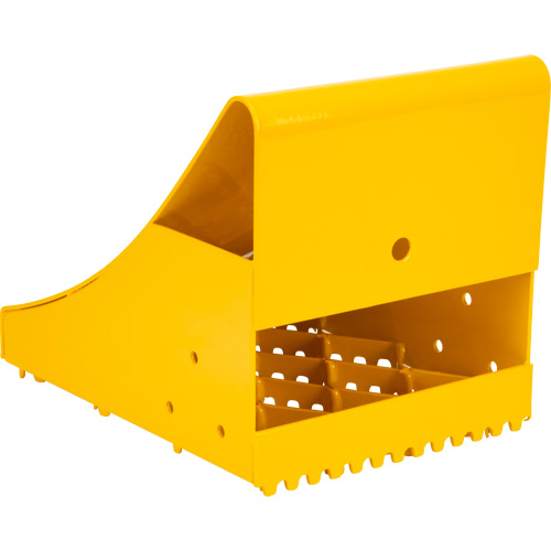 Ice Chocks, Steel, Yellow, 8-1/16" W x 10-5/8" D x 8-13/16" H Helyx Safety & Industrial Supplies