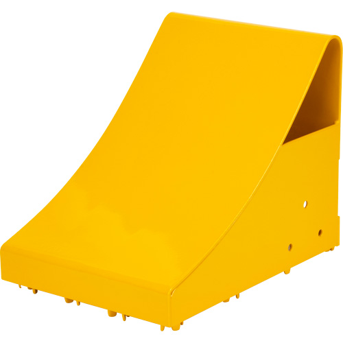 Ice Chocks, Steel, Yellow, 8-1/16" W x 10-5/8" D x 8-13/16" H Helyx Safety & Industrial Supplies