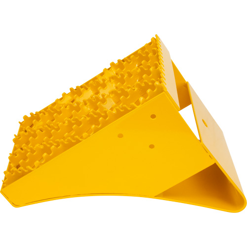 Ice Chocks, Steel, Yellow, 8-1/16" W x 10-5/8" D x 8-13/16" H Helyx Safety & Industrial Supplies