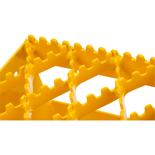 Ice Chocks, Steel, Yellow, 8-1/16" W x 10-5/8" D x 8-13/16" H Helyx Safety & Industrial Supplies
