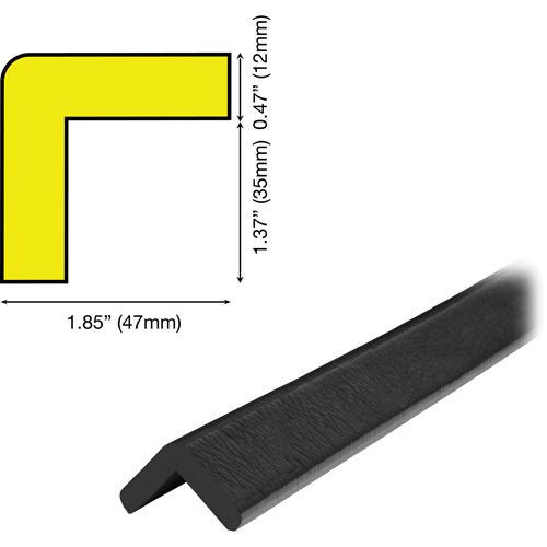 H Profile 5M Corner Protection Bumper Guard Helyx Safety & Industrial Supplies