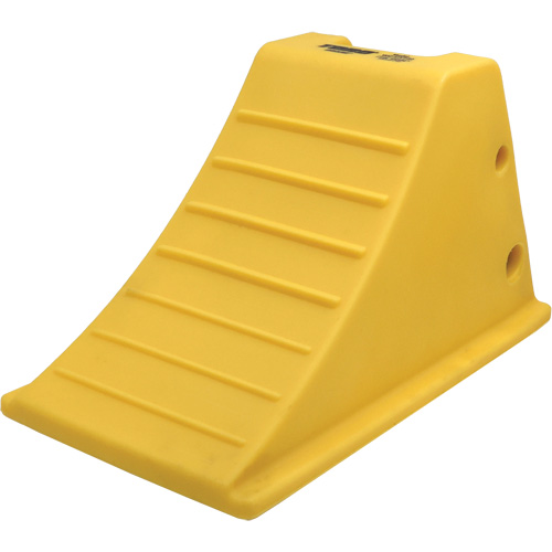 Cale-roue pour &eacute;quipement lourd de 75 tonnes plaques antid&eacute;rapantes, Ur&eacute;thane, Jaune Helyx Safety & Industrial Supplies