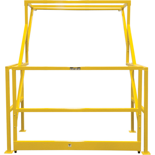 Barri&egrave;re de s&eacute;curit&eacute; pour mezzanine, 70" lo x 77" ha, 78" &eacute;lev&eacute;e, Jaune Helyx Safety & Industrial Supplies