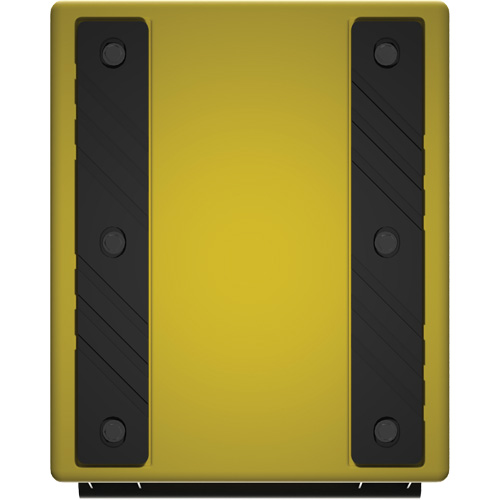 Checkers Safety Heavy-Duty Ultra Class Mining Wheel Chock, HDPE, Yellow, 14-1/2" W x 17-1/2" D x 16" H Helyx Safety & Industrial Supplies