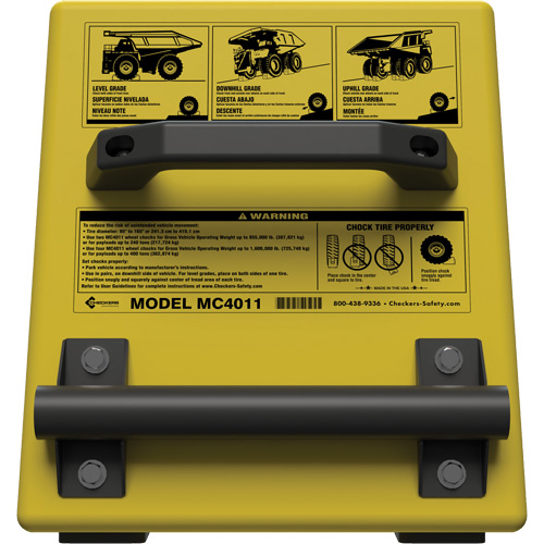 Checkers Safety Replacement Mounting Bracket for MC4011 Mining Wheel Chock Helyx Safety & Industrial Supplies