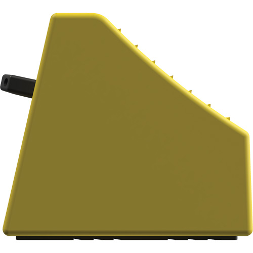 Checkers Safety Heavy-Duty Ultra Class Mining Wheel Chock without Bracket, HDPE, Yellow, 14-1/2" W x 17-1/2" D x 16" H Helyx Safety & Industrial Supplies
