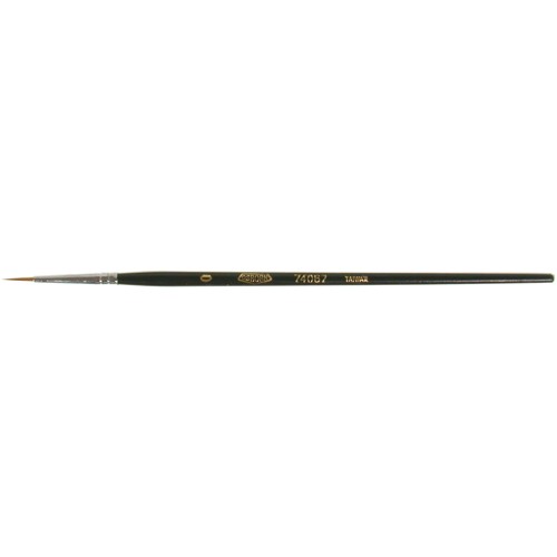 Pinceau d'artiste, Largeur de la brosse de 1/16", Martre rouge, Manche &agrave; Bois Helyx Safety & Industrial Supplies