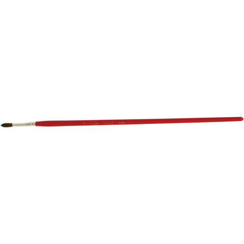 Pinceau de forme ronde pour marquage, Largeur de la brosse de 5/32", Soie de chameau, Manche &agrave; Bois Helyx Safety & Industrial Supplies