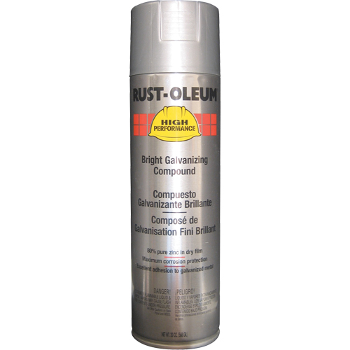 Compos&eacute; galvanisant brillant &agrave; vaporiser, Canette a&eacute;rosol Helyx Safety & Industrial Supplies