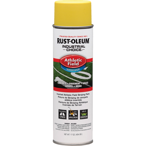 Industrial Choice&reg; AF1600 Athletic Field Striping Paint, Yellow, 17 oz., Aerosol Can Helyx Safety & Industrial Supplies