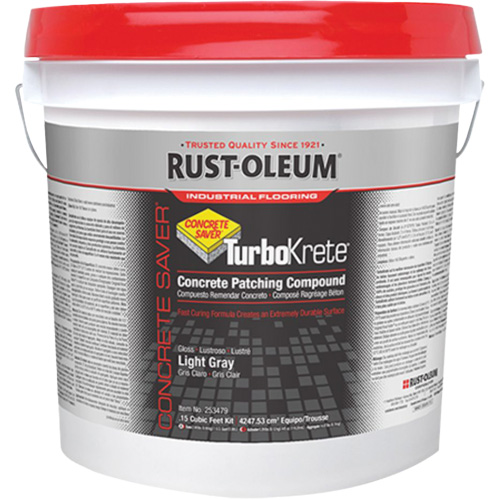 TurboKrete&reg; Concrete Patch Compound Kit, Grey Helyx Safety & Industrial Supplies