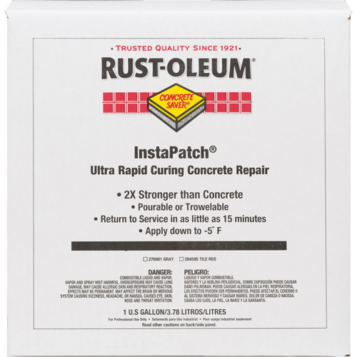 Concrete Saver&reg; InstaPatch&reg; Concrete Repair, Grey Helyx Safety & Industrial Supplies