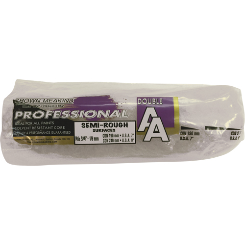 Professional AA Synthetic Paint Roller Cover, 19 mm (3/4") Nap, 240 mm (9-1/2") L Helyx Safety & Industrial Supplies