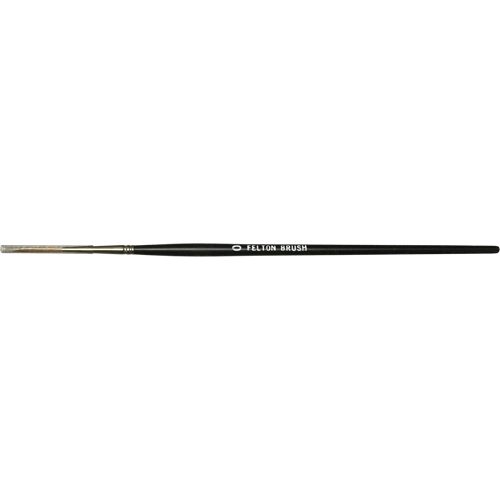 Flat Bristle Artist Brush, 6 mm Brush Width, Red Sable, Wood Handle Helyx Safety & Industrial Supplies