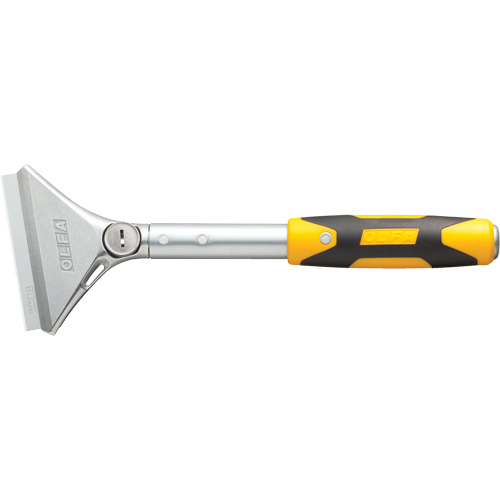 Grattoir extra robuste OLFA XSR-300, Lame Acier, Largeur 4", Manche M&eacute;tal Helyx Safety & Industrial Supplies