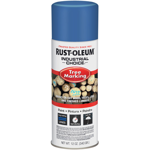 Peinture pour le marquage des arbres Industrial Choice T1600, Bleu, 16 oz Helyx Safety & Industrial Supplies