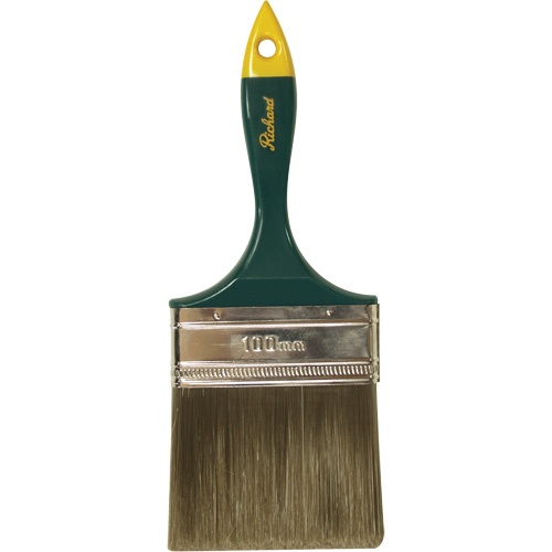 Premier Series Paint Brush, Polyester, Plastic Handle, 4" Width Helyx Safety & Industrial Supplies