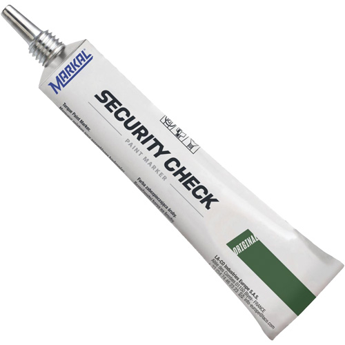 Security Check Paint Marker, 1.7 oz., Tube, Green Helyx Safety & Industrial Supplies