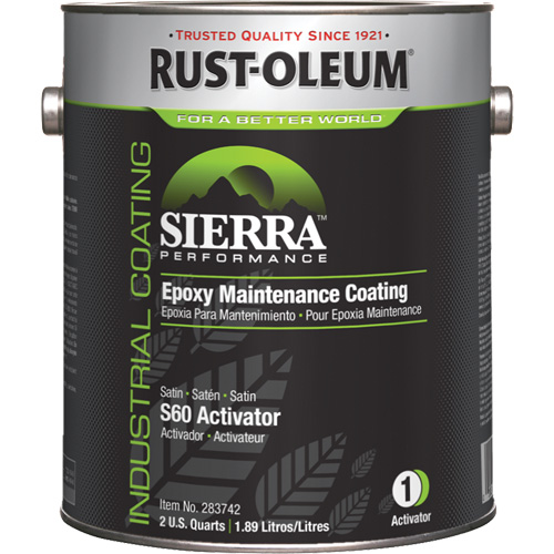 Sierra S60 Water-Based Epoxy Maintenance Coating Part 1 Activator, Gallon Helyx Safety & Industrial Supplies
