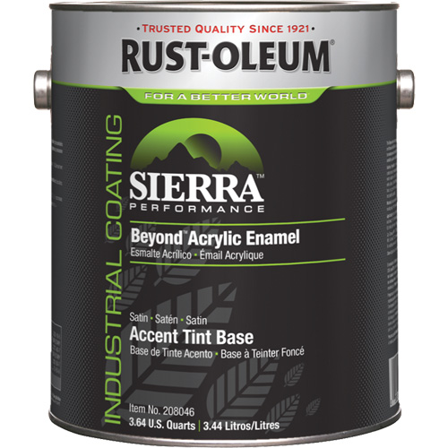&eacute;mail acrylique Sierra Performance Beyond, Gallon, Base &agrave; teinter Helyx Safety & Industrial Supplies