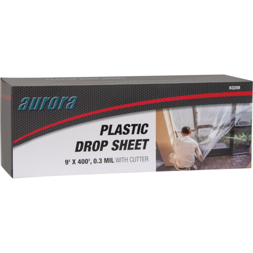 Toile de protection, 400' lo x 9' la, Plastique Helyx Safety & Industrial Supplies