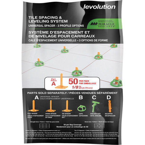 Miracle Sealants&reg; Levolution Universal Spacer Helyx Safety & Industrial Supplies