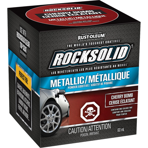 RockSolid&reg; Metallic Powder Additive, 60 mL, Bottle, Cherry Bomb Helyx Safety & Industrial Supplies