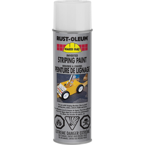 Inverted Marking Paint Spray, White, Aerosol Can Helyx Safety & Industrial Supplies