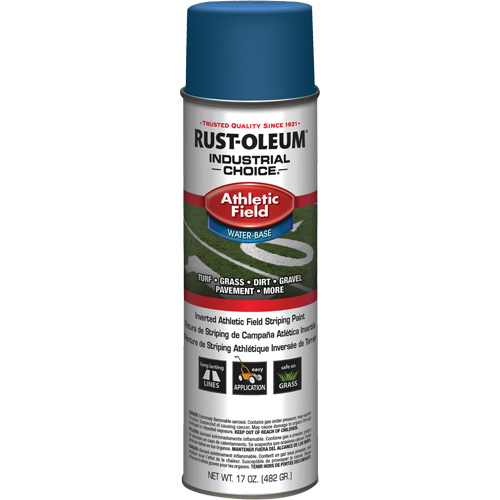 AF1600 Athletic Field Striping Paint, Blue, Aerosol Can Helyx Safety & Industrial Supplies