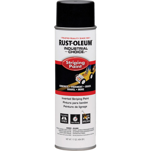 S1600 System Inverted Striping Paint, Black, Aerosol Can Helyx Safety & Industrial Supplies
