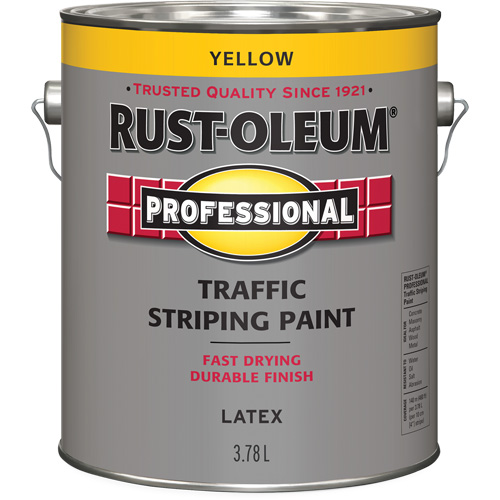 Traffic Striping Paint, Yellow, 3.78 L, Jug Helyx Safety & Industrial Supplies