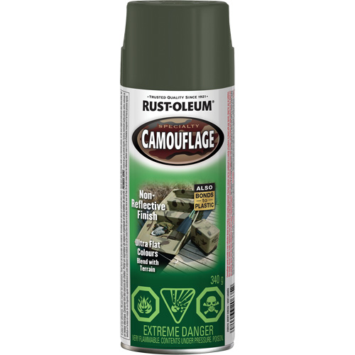 Specialty Camouflage Paint, Aerosol Can, Army Green Helyx Safety & Industrial Supplies
