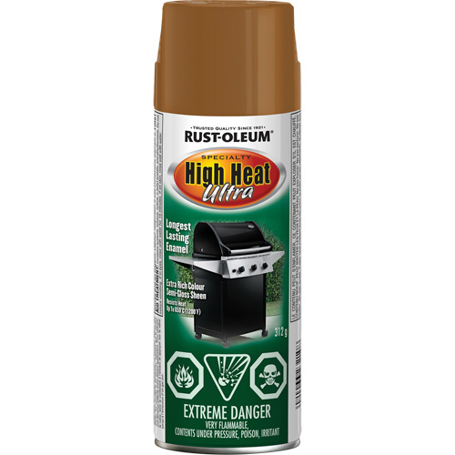 Peinture &eacute;mail en a&eacute;rosol haute temp&eacute;rature ultra Sp&eacute;cialit&eacute;, Canette a&eacute;rosol, Cuivre vieilli Helyx Safety & Industrial Supplies