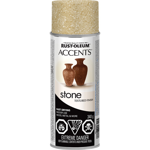 Accents&reg; Stone Creations Spray Paint, Aerosol Can, Bleached Stone Helyx Safety & Industrial Supplies