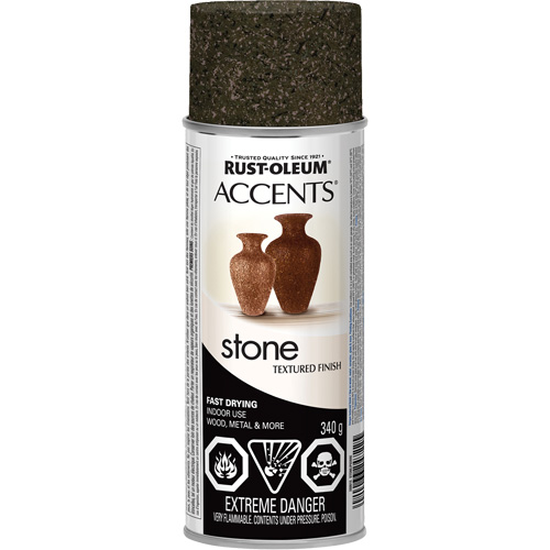 Accents&reg; Stone Creations Spray Paint, Aerosol Can, Granite Stone Helyx Safety & Industrial Supplies